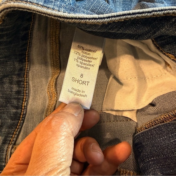 Maurices Women's Boot Cut Jeans — Dark Blue Wash 8 short - Picture 4 of 10